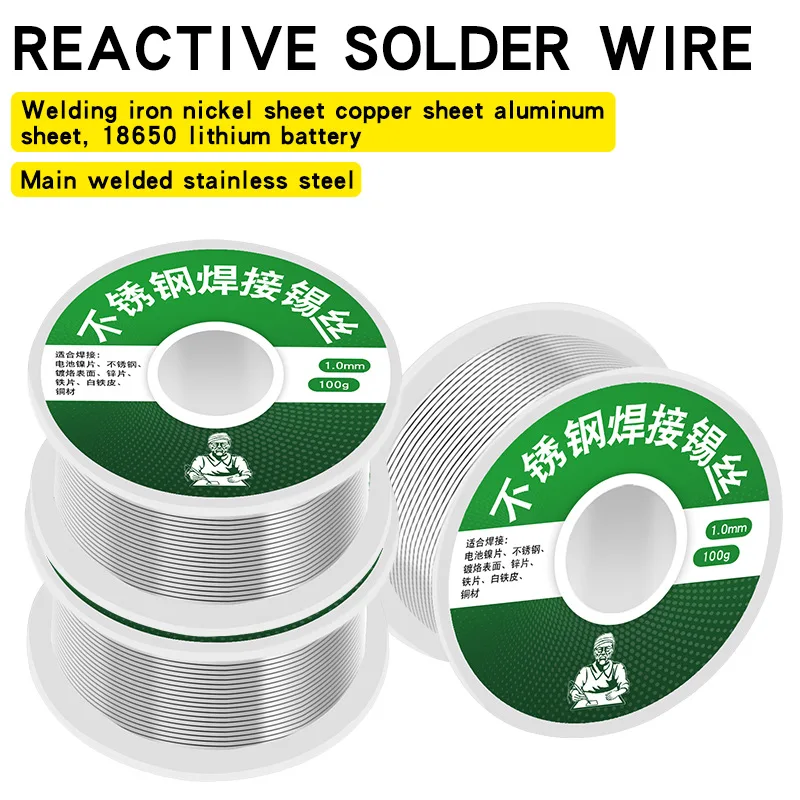 0.8mm 1.0mm 20g 50g 100g 솔더링 틴 와이어 주석 용융 로진 코어 솔더 납땜 와이어 롤 노클린 플럭스 2.0%
