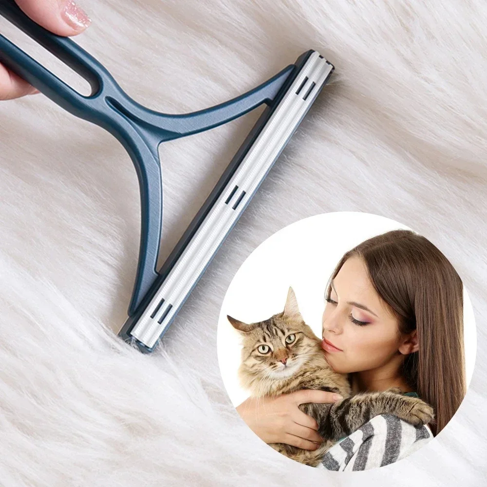

Pet Sticky Hair Scraper Lint Remover Portable Fuzz Fabric Shaver for Carpet Woolen Clothes Pet Cat Hair Manual Shaver Brushes