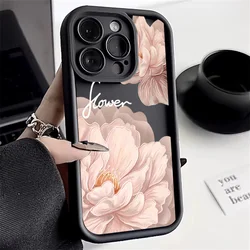 Coque de téléphone en silicone floral - Design de fleurs magnifique