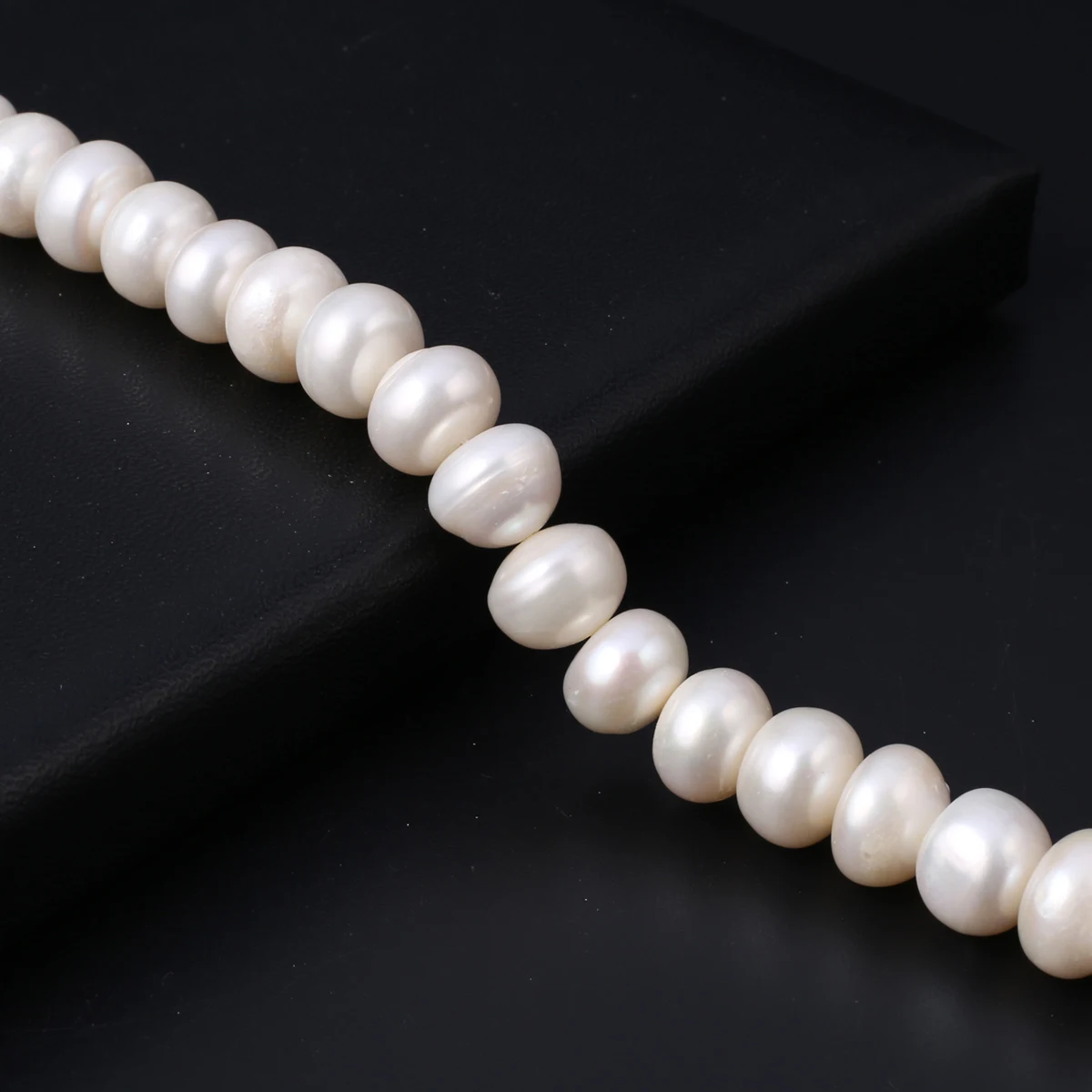 High Gloss White Round Natural Freshwater Pearl 11-12mm Loose Spacers Beads Charms Bracelet Necklace For Women Jewelry Making