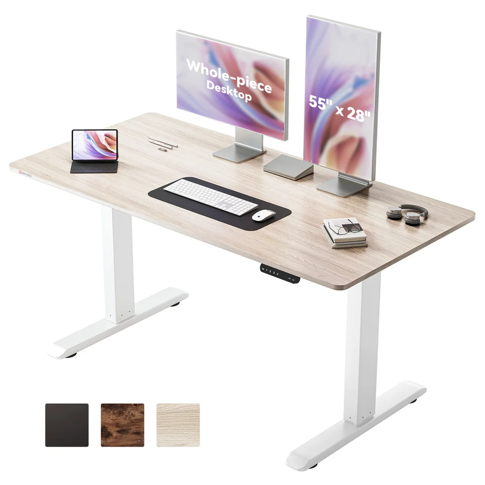 Electric Standing Gaming Desk with Memory Height Settings