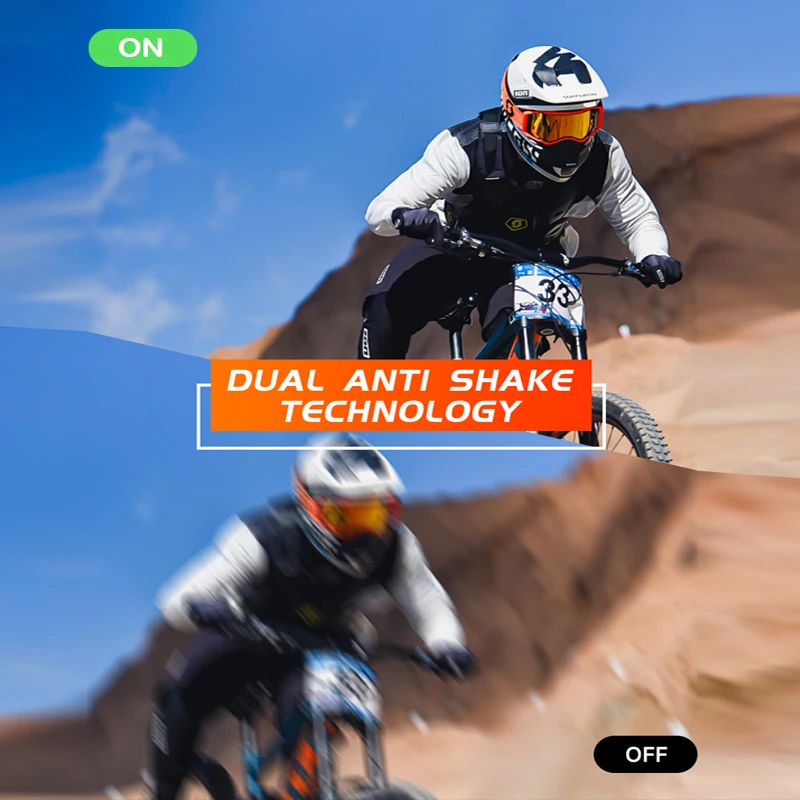 Action Camera SJCAM C110+ 4K30fps Action Camera 6-Axis GYRO Flash Explosion WiFi Remote 1050mAh Sports DV Portable Helmet Motorcycles