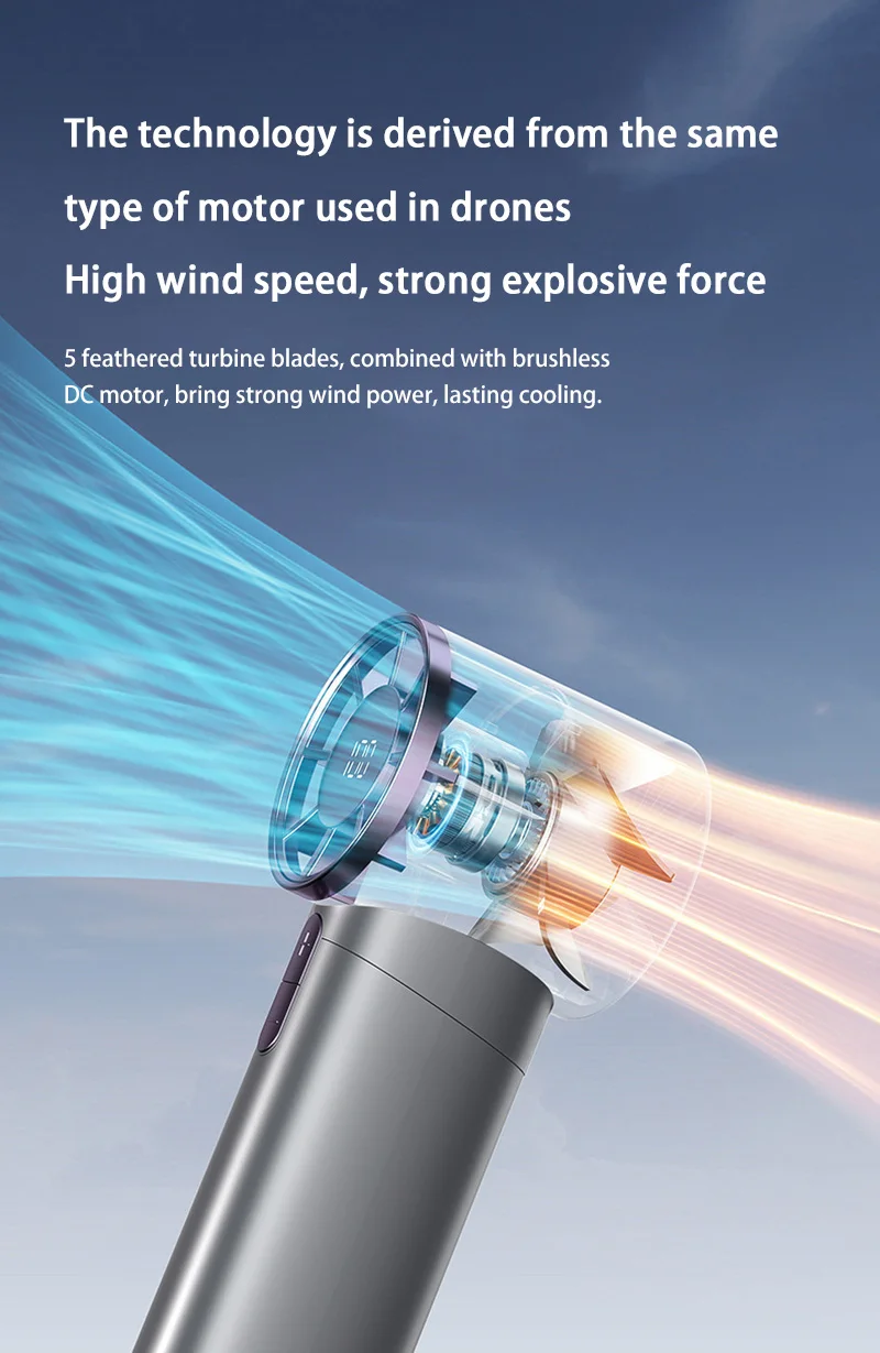 Iconic Brand Handheld Fan Type-C Rechargeable 100-Speed Adjustable Fast Cooling Outdoor Portable Ice Sensation Hurricane Fans Powerful