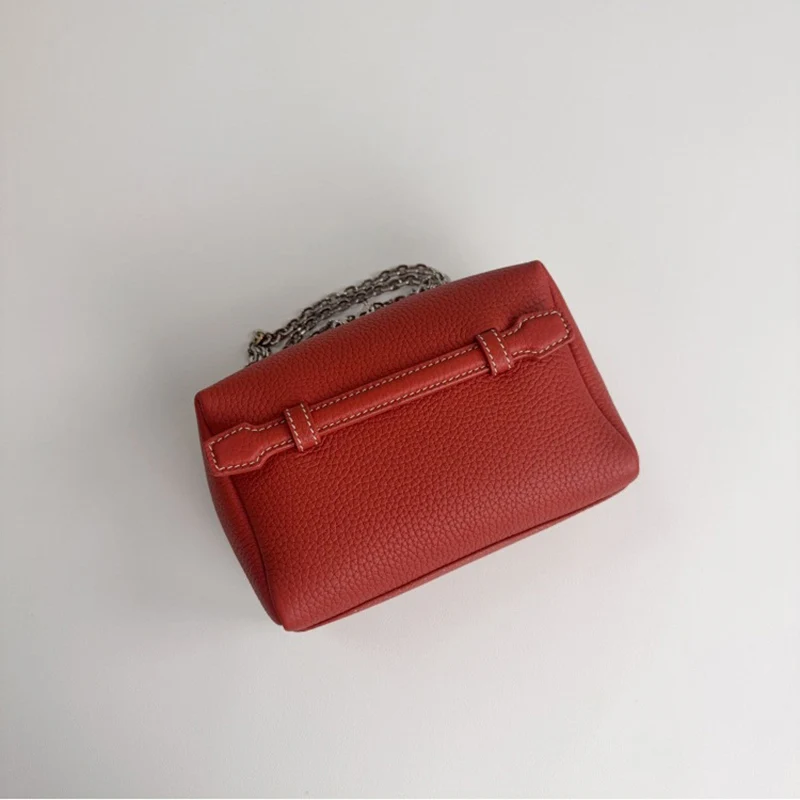 Kosmetiktasche aus echtem Leder, tragbarer Reise-Organizer, Make-up-Tasche für Telefon, Toilettenartikel, Aufbewahrung, Rindsleder, Make-up-Tasche für Damen – Detail 13