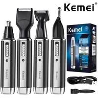 Kemei KM-6630 6631 6632 trimmer for men Nose and ear trimmer Rechargeable Trimmer For Hair Beard Nose And Ear Cleaner Grooming 1