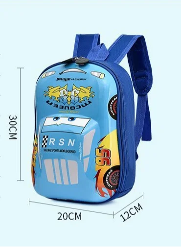 New Disney kids Cartoon cars Backpack  school bag Girls Princess Backpack Primary Schoolbag 6