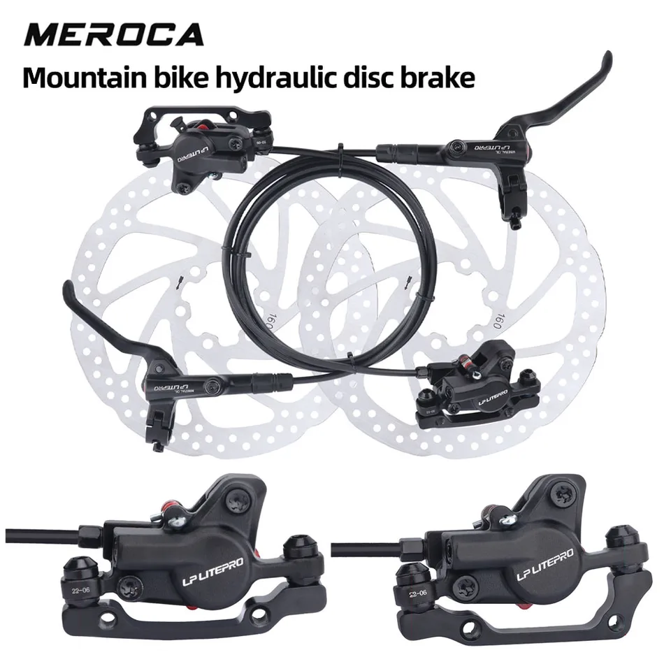 Aluminum Piston MTB Hydraulic Disc Brakes 800/1600mm Front Rear