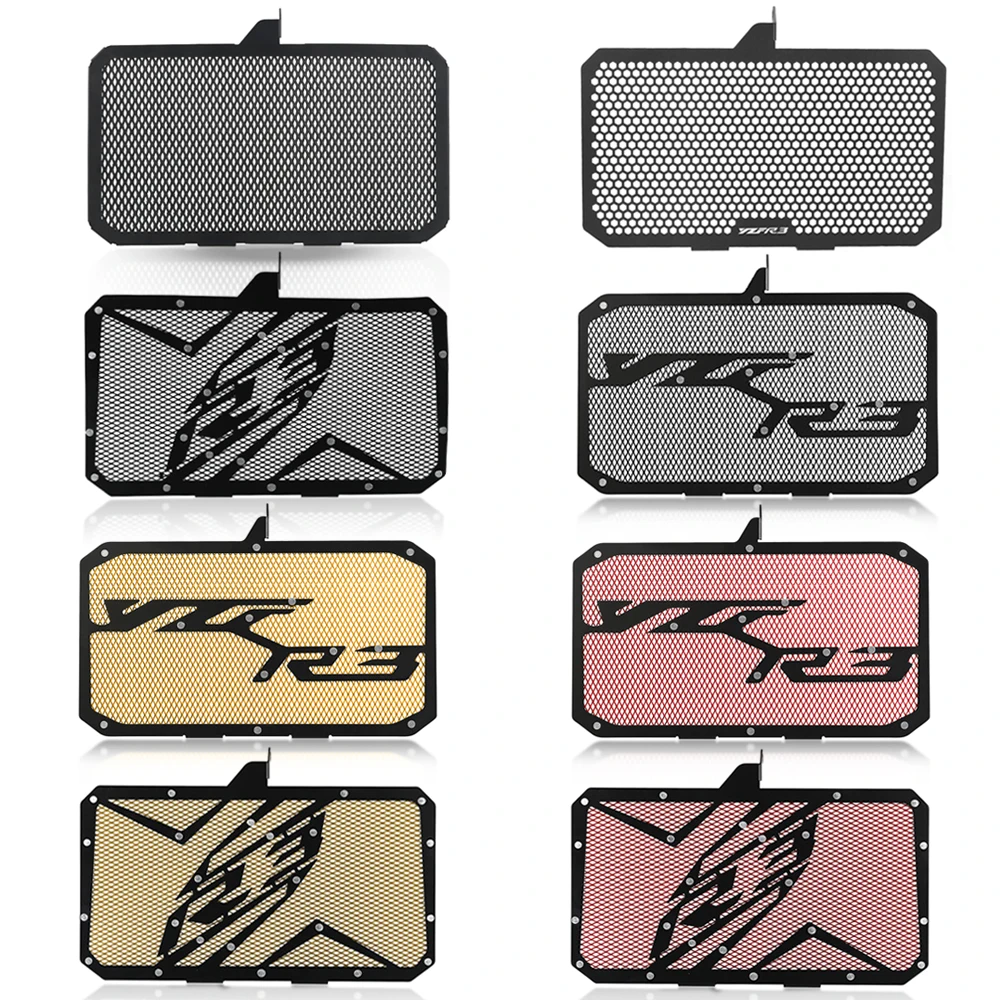 Motorcycle Accessories YZF R3 Radiator Guard Protector Grille Cover For ...