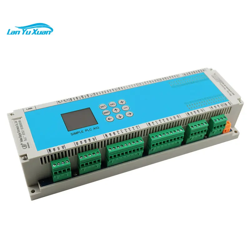 

Huaqingjun 32-in 32-out Transistor Output PLC 2-Channel Analog Inputs And Outputs With 4-channel Pulse For Servo Motor