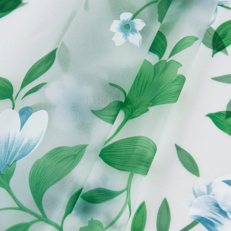 

Self-Adhesive PVC Glass Window Sticker Office Film High-End Privacy Film Thickened Sunscreen Bathroom Waterproof Glass Sticker
