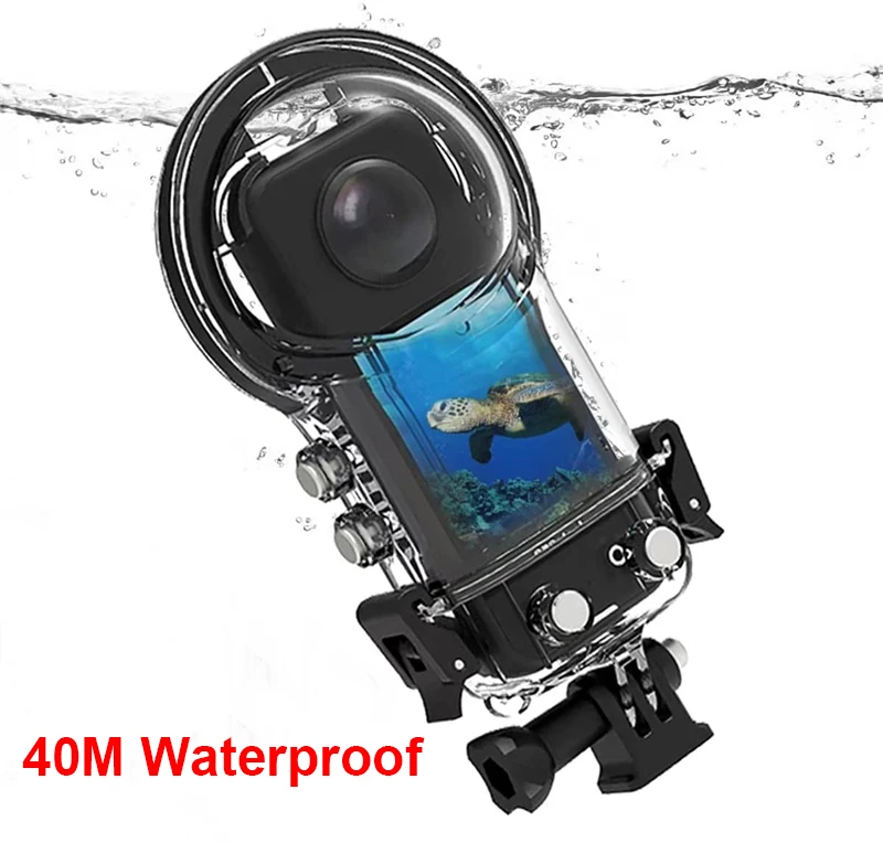 

40M Waterproof Case For Insta360 ONE X3 Underwater Protect Box Diving Shell Protector Frame for Insta 360 X3 Camera Case Cover