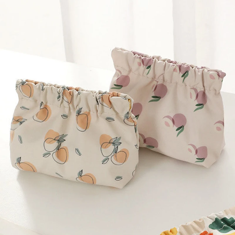 1-10 Stück Damenbinden-Aufbewahrungstasche Tampon-Beutel Kreditkartenhalter Tasche für Servietten Kosmetik Baumwolle Münzbörse Organizer – Detail 7