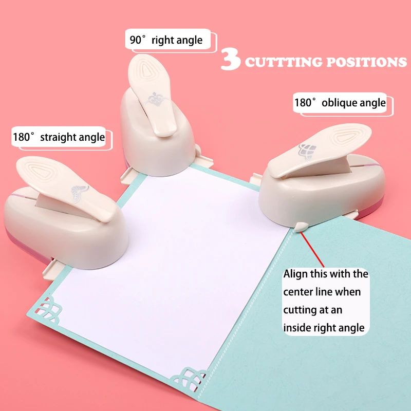 Lever Action Craft Corner Punch Hollow Adjustable Angle Paper Puncher for Greeding Card DIY Paper Crafts DIY Projects scrapbook punches