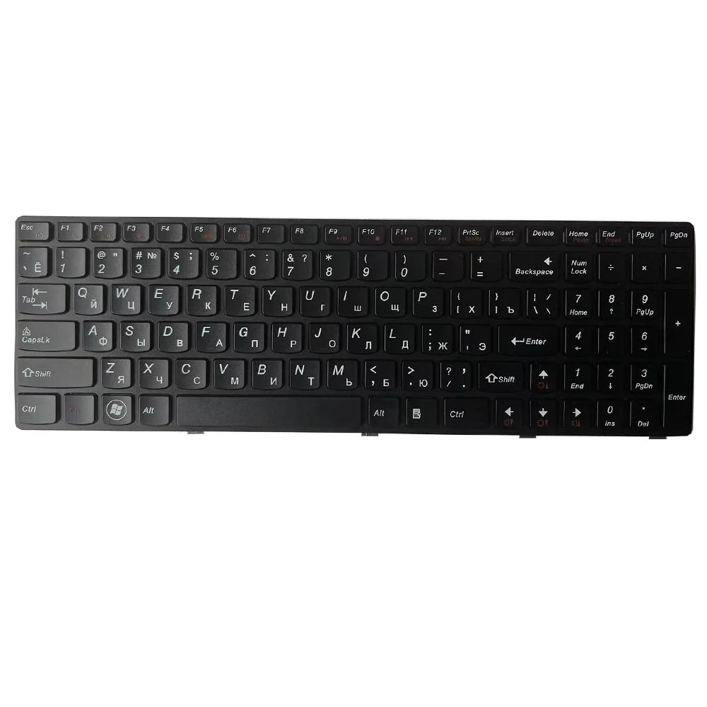 Teclado Russo para Lenovo G570 G780 G770 G780a G770a ru Teclado Preto Novo - Imagem 4
