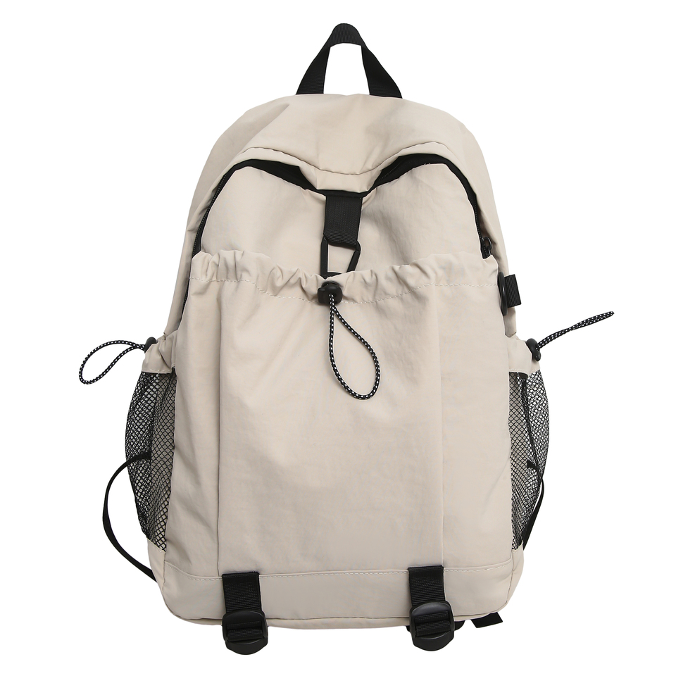 2025 Spring New Student Schoolbag, Large Capacity with Multiple Pockets, Unisex Style for Commuting and Travel, Shoulder Backpac