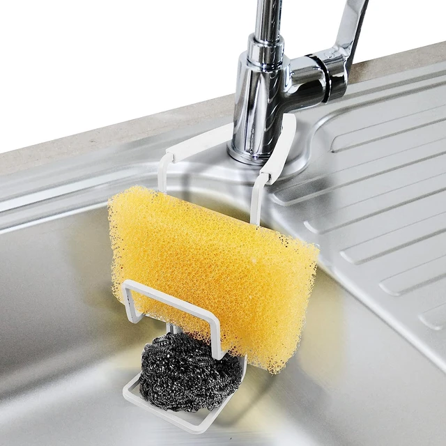 Kitchen Sink Organizer Drain Rack Over Faucet Sponge Holder Stainless Steel  Heavy Duty Bathroom kitchen Organizer Accessories - AliExpress