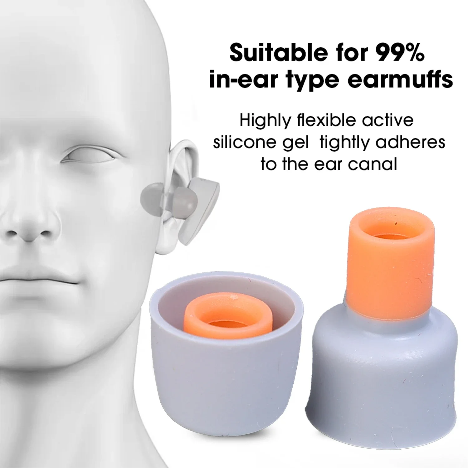 1/4Pairs Memory Foam Repalcement Earplugs For SONY Earphone Sony WF-1000XM5 Noise Cancelling Anti Drop Eartips Ear Buds