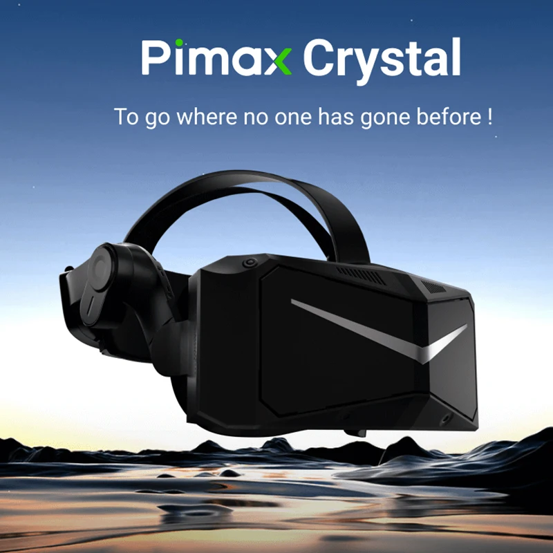 Pimax Crystal - Gafas de Realidad Virtual con Doble Motor para PC y Todo en  Uno, Paneles Duales QLED+Mini-LED con Resolución de 5760x2880, Negros Más  Puros y Cristalino, 256 GB : 