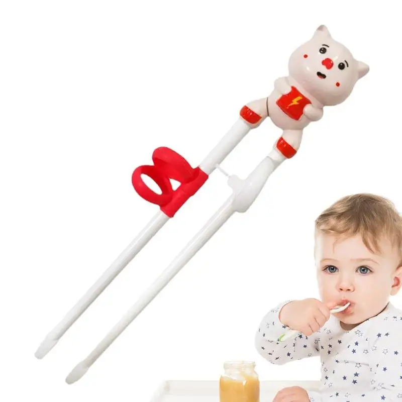 

Children's Safety Learning Chopsticks Reusable Cute Portable Chopsticks For Kids Learning Baby Auxiliary Eating Chopsticks