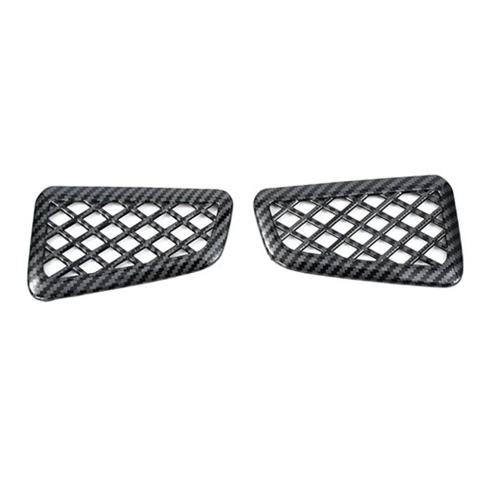 

2pcs For Honda For Accord 2023-2024 Car Dashboard Air Vent Cover Trim Carbon Fiber Front Upper Air Conditioning Air Outlet Cover
