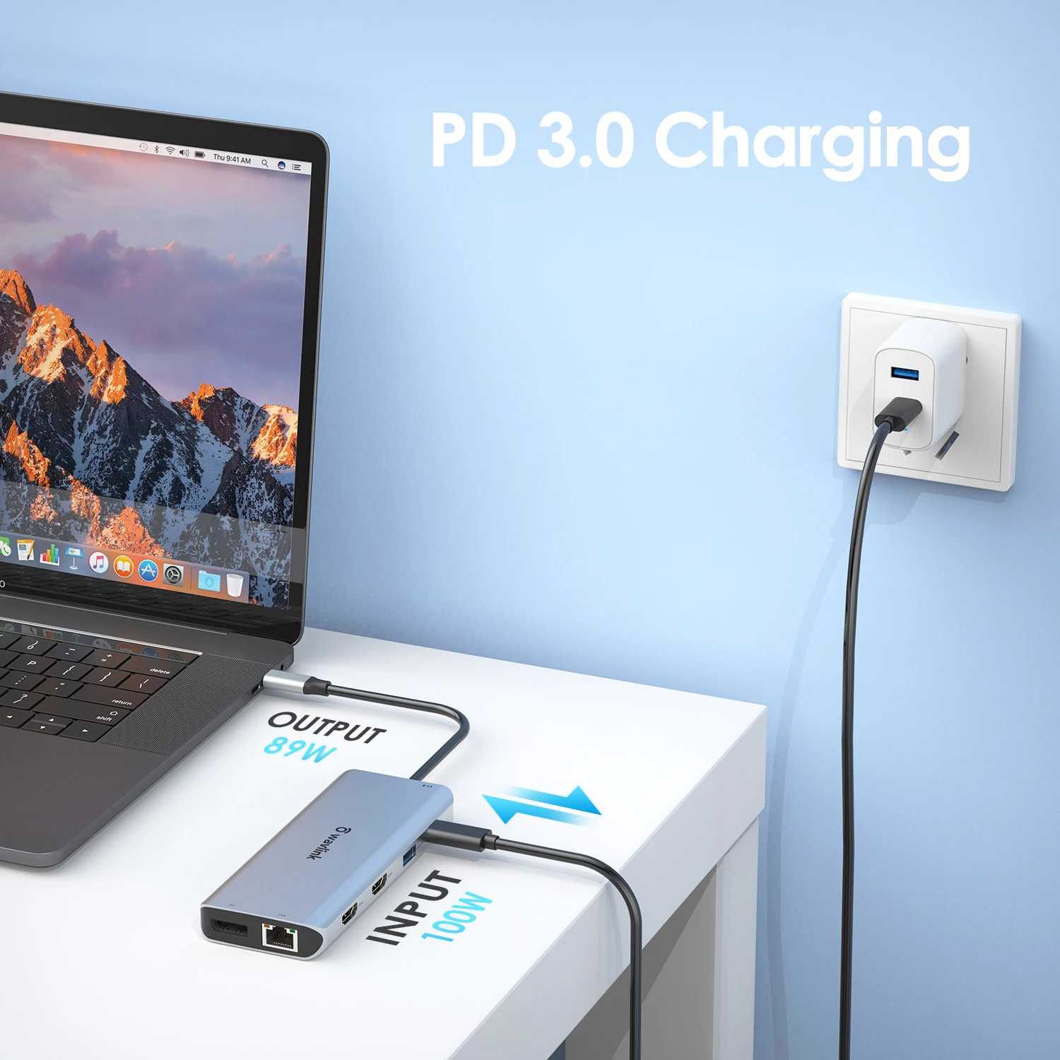 DP, RJ45, adaptador USB3.0 para laptop, Windows, Mac, OS