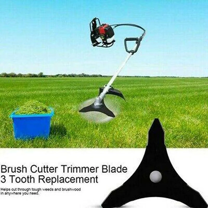 Professional String Trimmer Brush Cutter Metal Blade 3 Teeth Brushcutter Blade Head For Stihl
