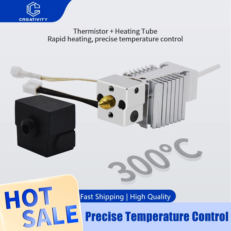 3D Printer Hotend Update Kit Heating Block Kit Print Head for Ender3 V3 SE