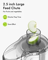 SiFENE Compact Juice Maker, Centrifugal Juice Extractor for Fruit & Vegetable Juice, 3-Speeds, User-Friendly & Easy-Clean, White 2