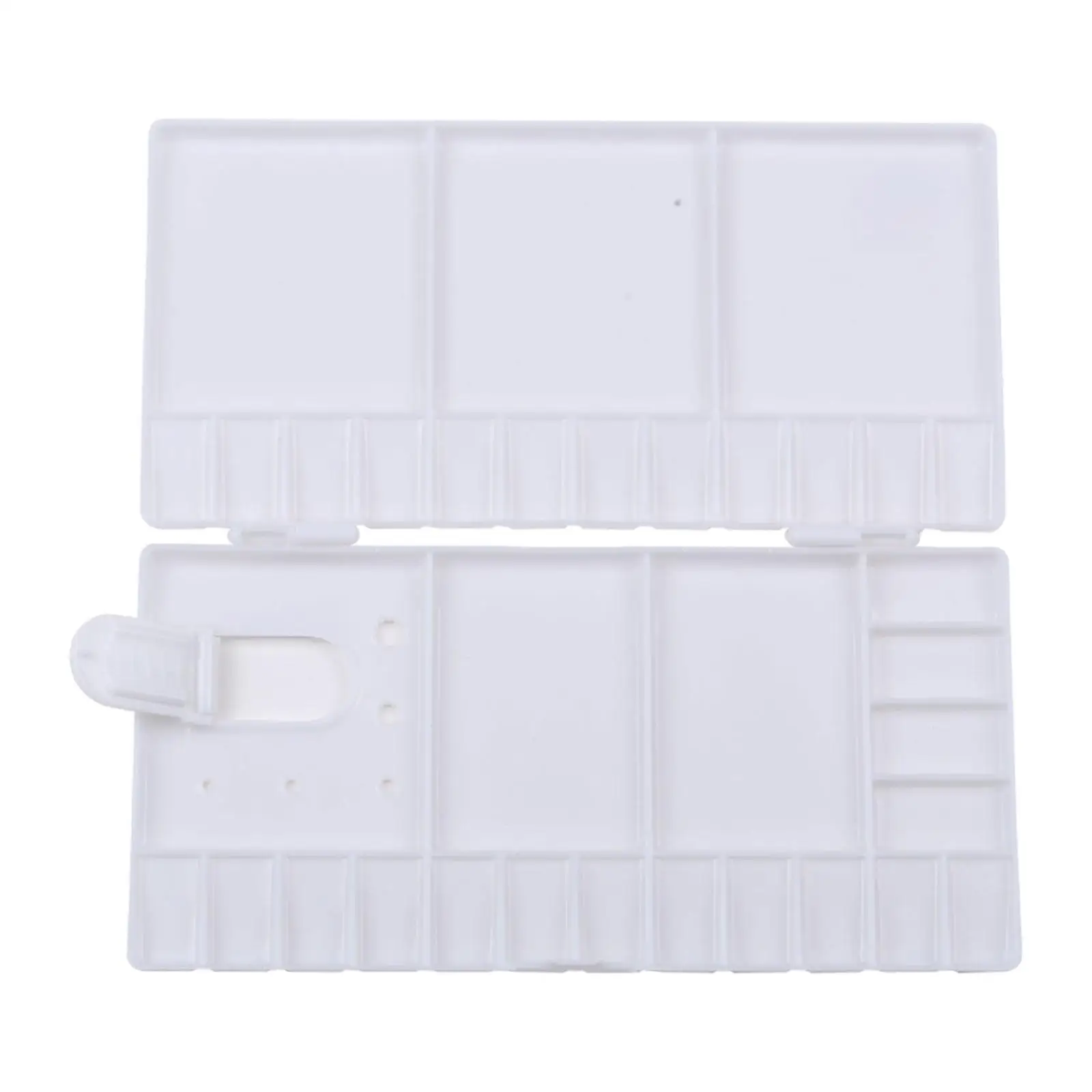 Empty Watercolor Palette Box Travel Beginner Large Capacity Sketchbook Palette Paint Pallet Tray for Acrylic Oil Painting Adults