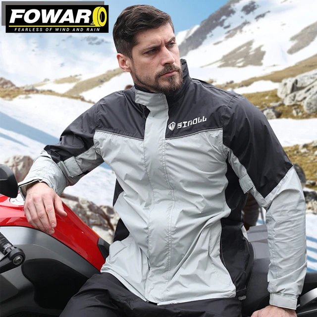 Chubasquero impermeable para hombre y mujer, chaqueta Unisex para montar en  motocicleta, ciclismo, pesca, escalada - AliExpress