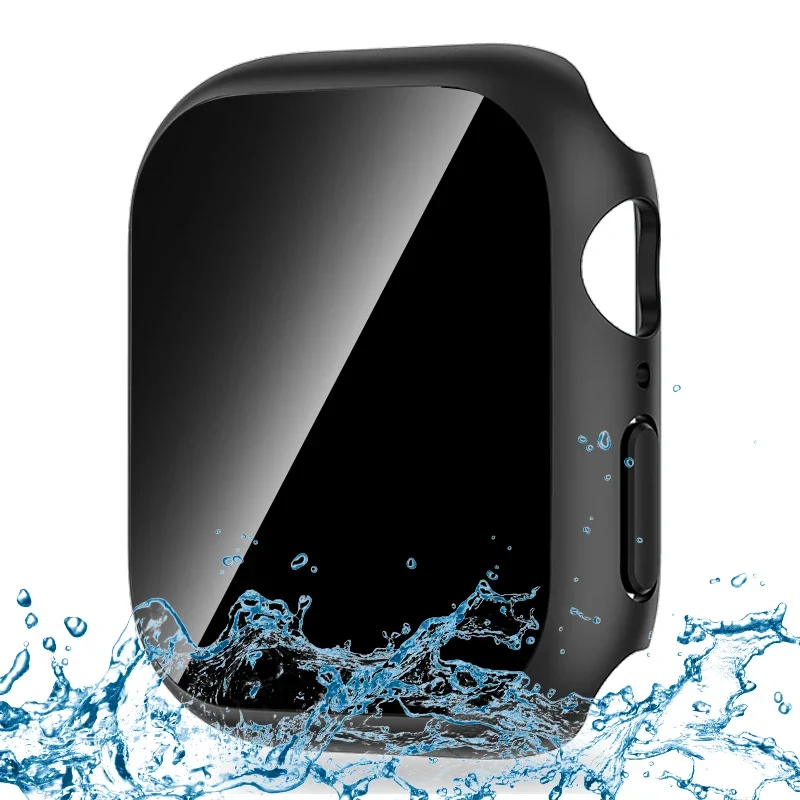 Waterproof Privacy iWatch Bumper with Anti-Peep Screen Protector Cover