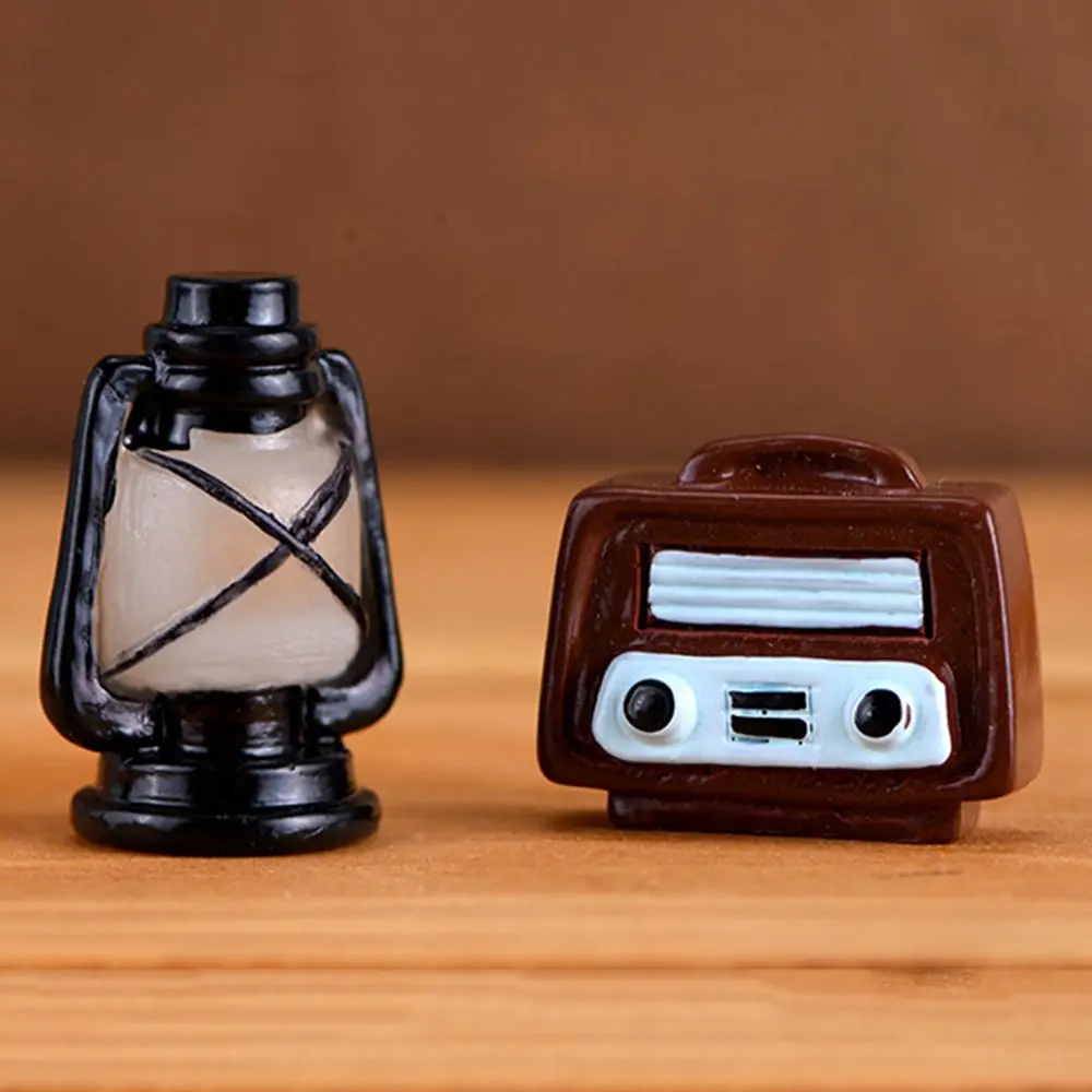 Resin Mini Piano Figurine Home Decor Ornament