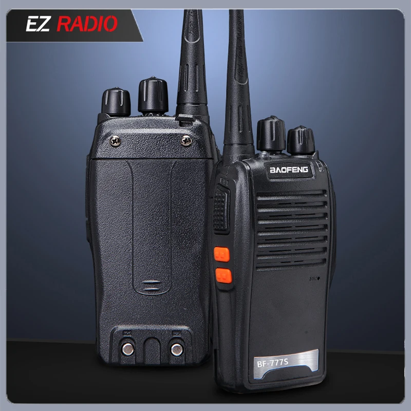 Baofeng BF-777S 휴대용 양방향 햄 라디오, UHF 400-470MHz 싱글 밴드 전문 워키토키, BF777S 트랜시버 BF-888S, 5W