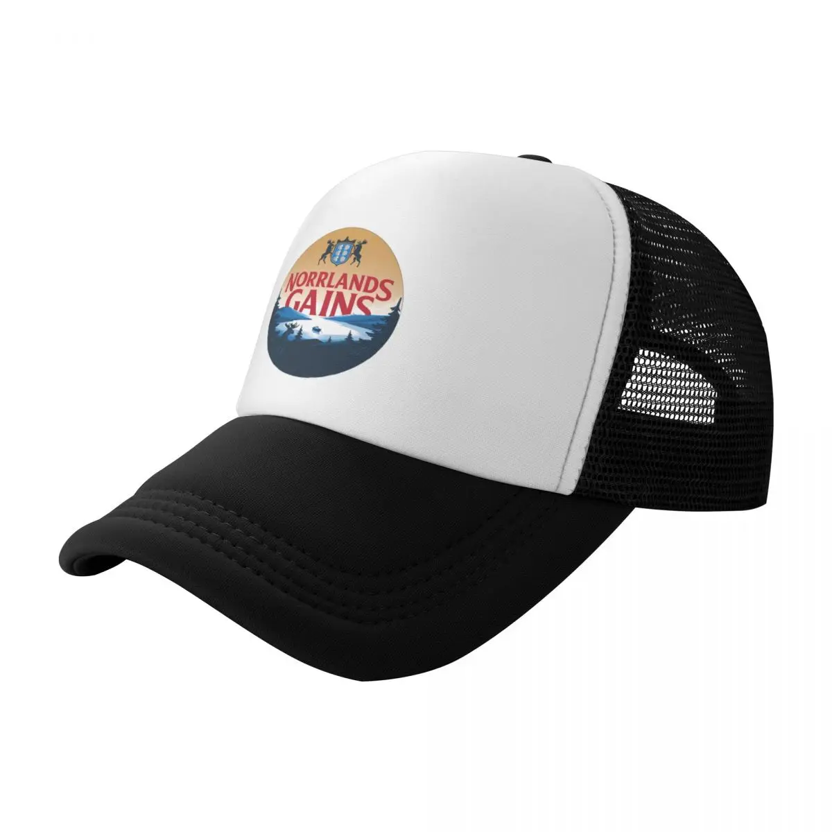 

NORRLANDS GAINS LOGO Baseball Cap Thermal Visor Hat Man Luxury sun hat Golf Boy Women's