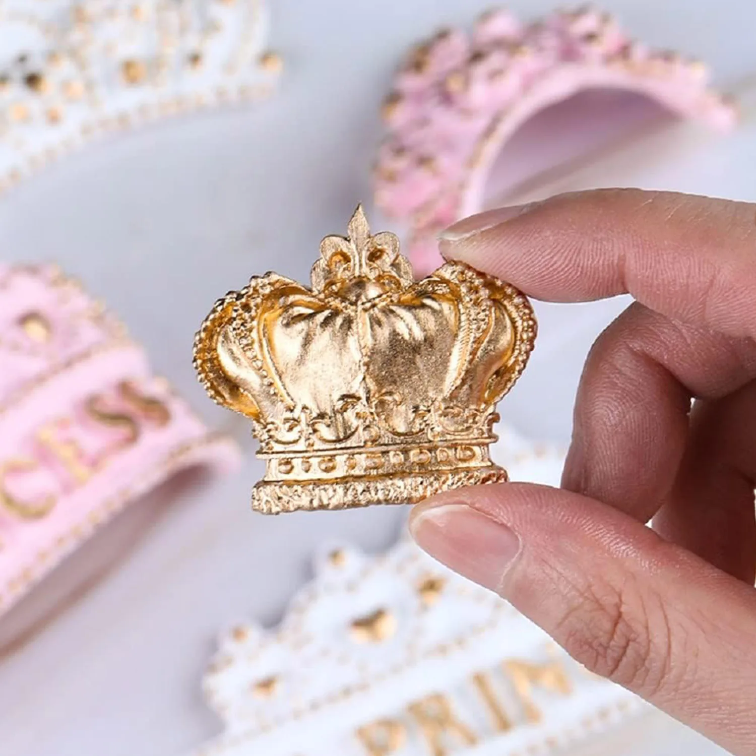 3-teilige barocke Fondant-Formen, Scroll-Rand, Spitze, Silikonformen, Locken, Zahnfleischpaste, Süßigkeiten, Schokolade, Formen zum Dekorieren von Kuchen – Detail 11
