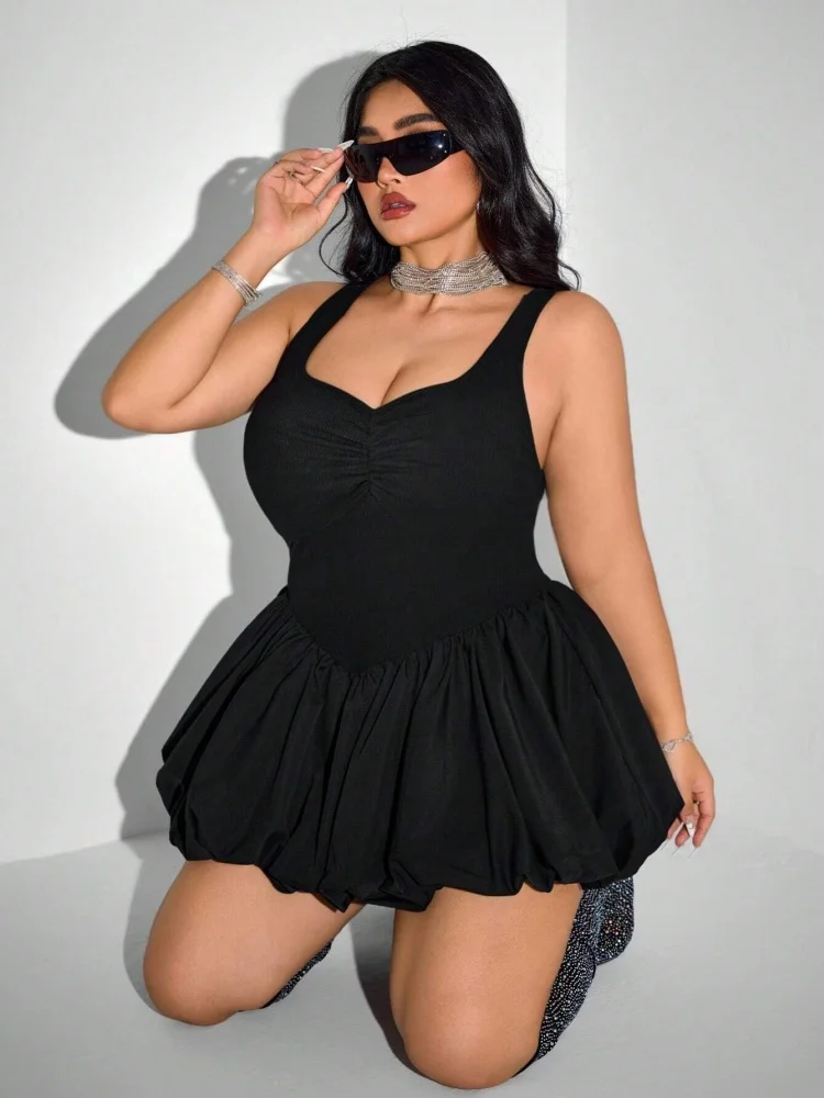Wmstar Plus Size Women Dresses Sexy Party Dress New Style Mini Dress Sleeveless  High Waist Bodycon Mini Dress Drop Shopping