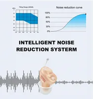 CIC Hearing Aid Intelligent Sound Amplifier Invisible Hearing Aids For Deafness/Elderly With A10 PR70 Battery Portable Audifonos 2