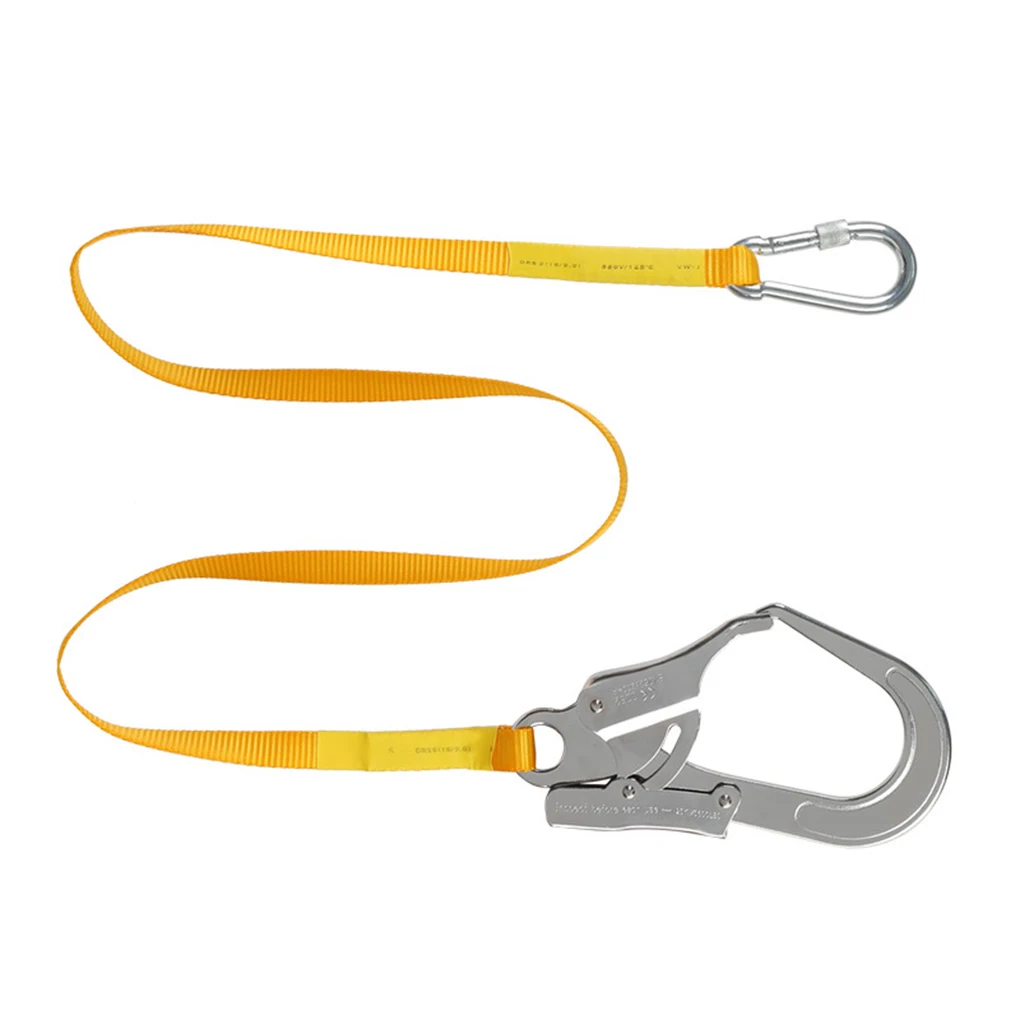 Mosquetão de Bloqueio Automático Metal Hook Arnês Lanyard Segurança