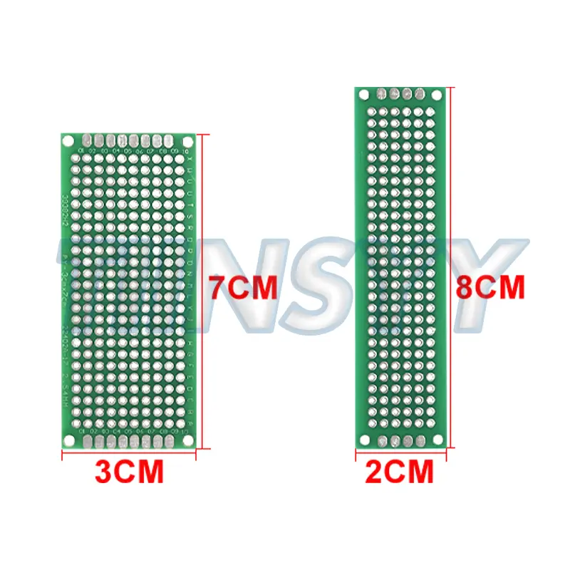 9x15 8x12 7x9 6x8 5x7 4x6 3x7 2x8 cm Double Side Prototype Diy Universal Printed Circuit PCB Board Protoboard For Arduino - Image 5
