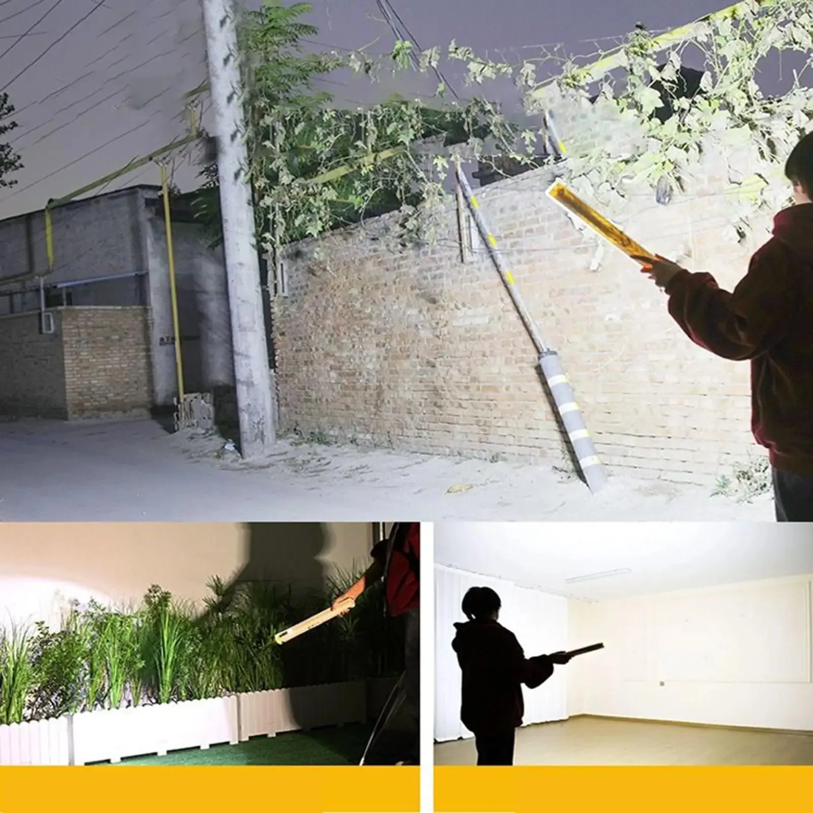 42cm 휴대용 캠핑 램프 충전식 야시장 조명 고휘도 LED 자석 램프 튜브 야외 캠핑 조명