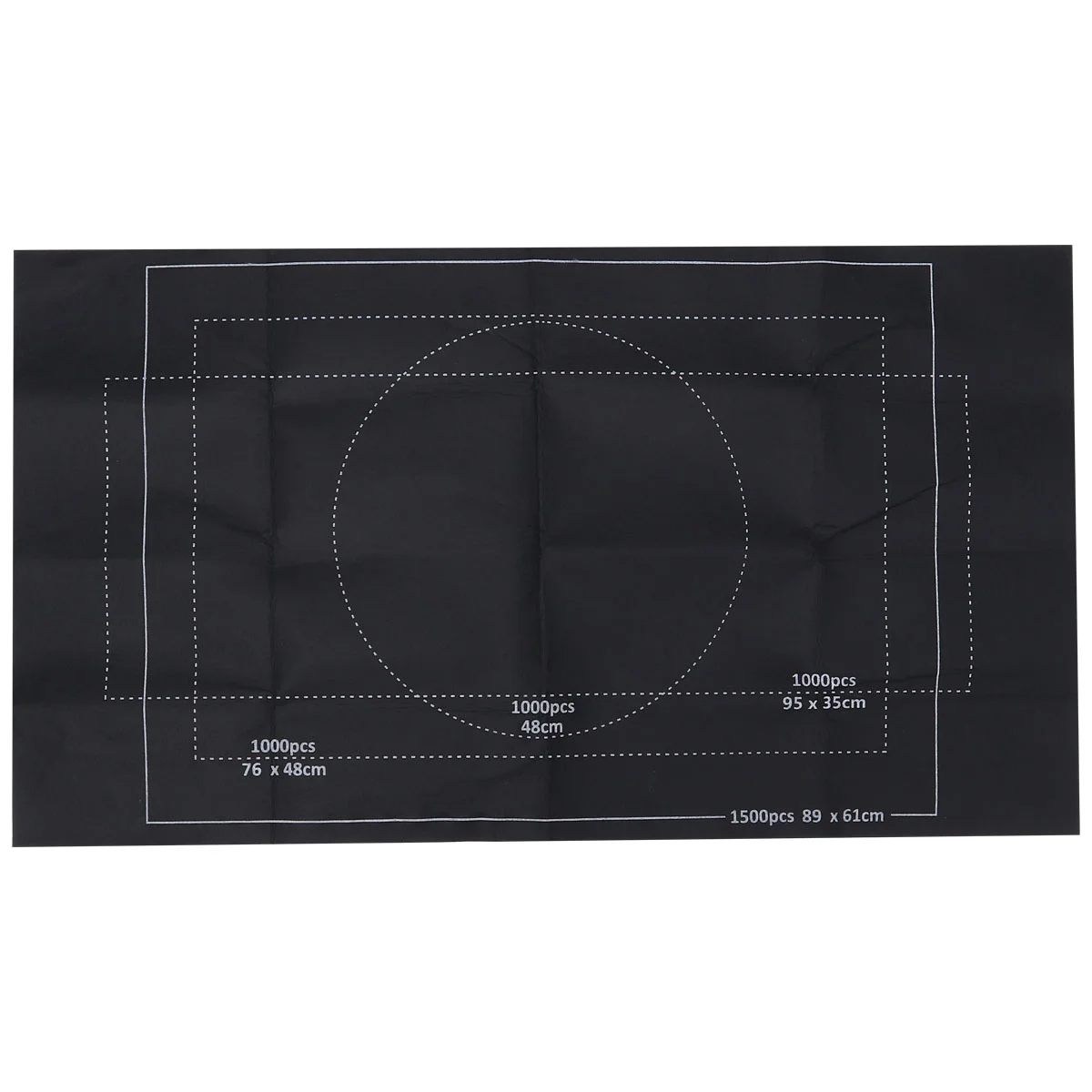 

26x46 Inch Black Puzzles Mat Jigsaw Roll Felt Mat Play Mat Puzzles Blanket for Puzzle Portable Travel Storage Bag