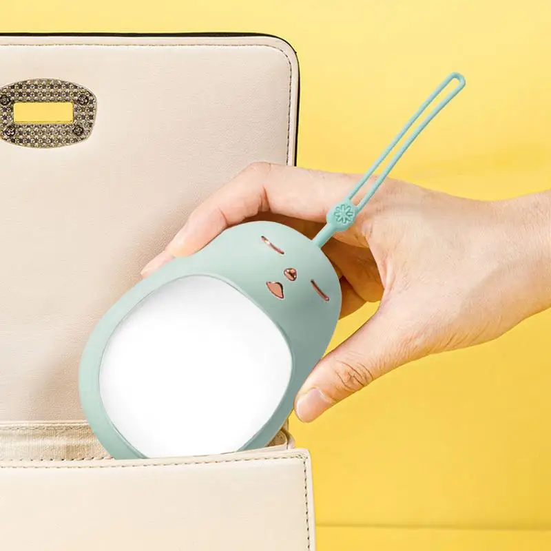 USB Hand Warmer Pouch Hand Warmers Reusable With Lanyard Cute USB Warmer Portable To Keep Warm For Hiking