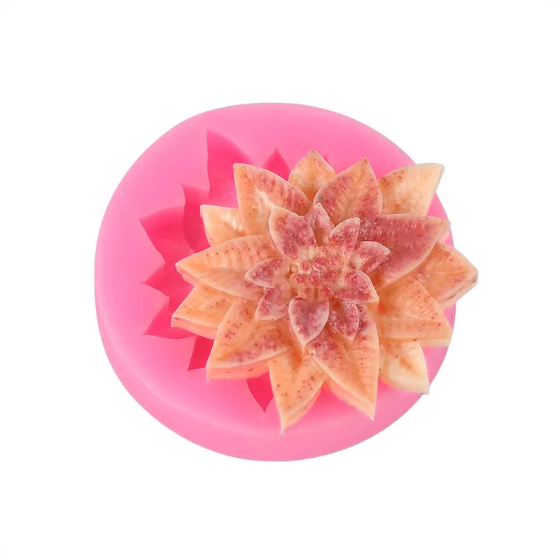 

3D Christmas Flower Silicone Mold Christmas Cake Candle Mold Resin Molds Cake Decorating Handmade Soap Mold Candle Making