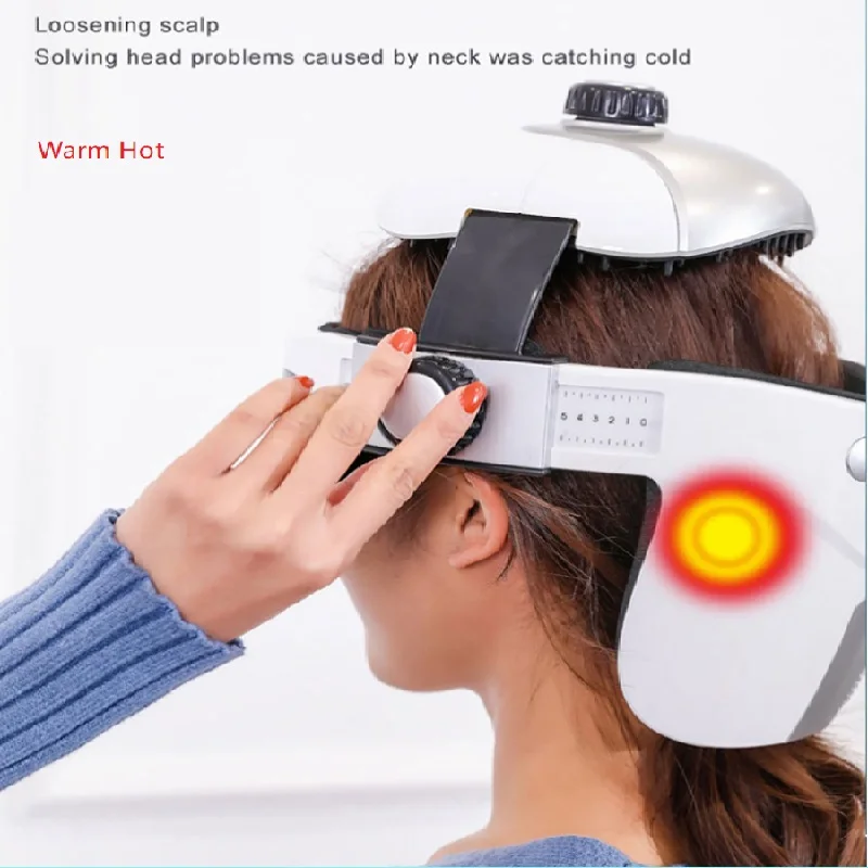 Electric Head Massager Airbag Pressure Massage Health Care Headache Pain  Relief Scalp Deep Relaxation Physiotherapy 360°wrapping - AliExpress