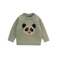 Skin-friendly Soft Texture Baby Girls Sweaters Autumn Winter Long Sleeve 6-36 Months Newborn Infant Knit Polyester Sweatshirt
