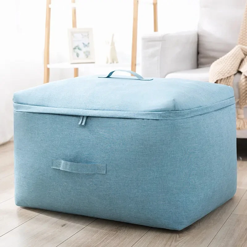 S M L XL Oxford Storage Bag For Quilt Sundries Luggage 1pcs Durable Closet Organizer Portable Damp-proof Home Wardrobe Organizer