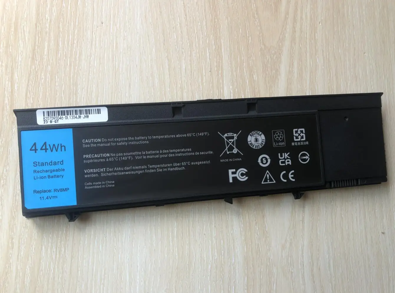 Bateria para Tablet pc Dell Latitude Xt3 Rv8mp H6t9r 1np0f 37hgh 11.4v 44wh - Imagem 5