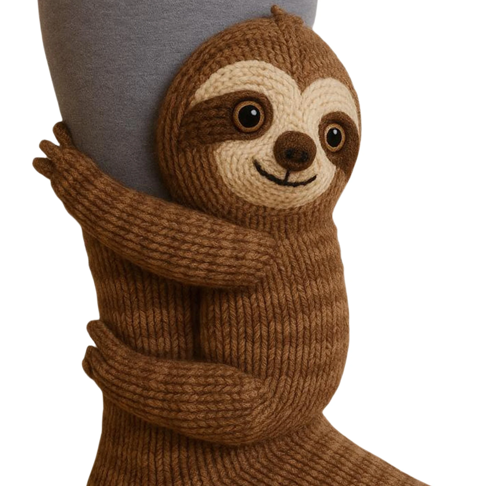 1 Pair Crochet Animal Slipper Socks Handmade 3D Knitted Thermal Boot Socks Cotton Home Sleeping Socks for Women Girl Xmas Gifts