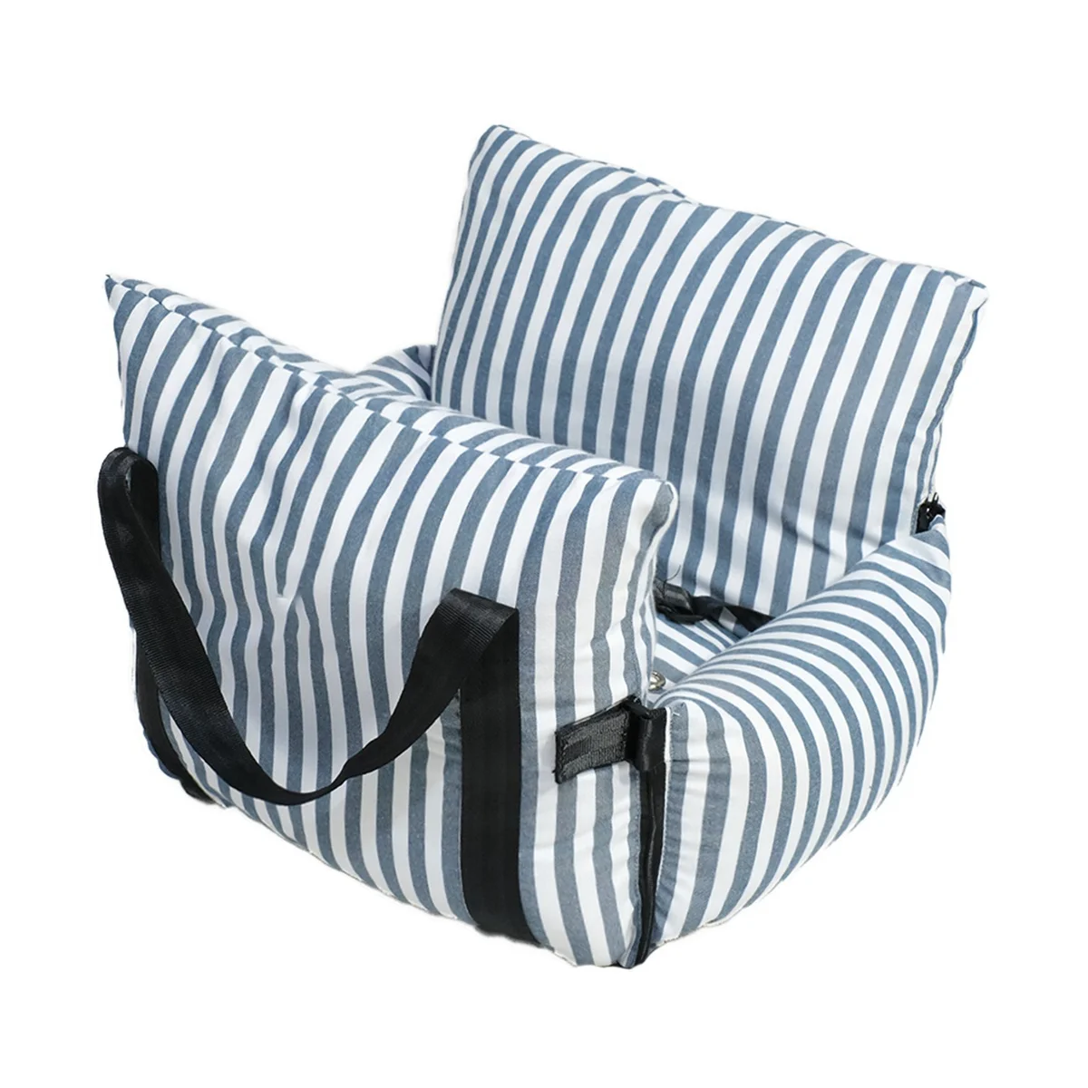 

New Pet Car Seat-Cat Bag Puppy-Car Back Seat-Protector Removable Handheld & Car Blue Bold