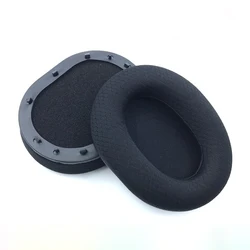Premium Mesh Fabric Memory Foam Gaming Headset Replacement Ear Pads (Black)